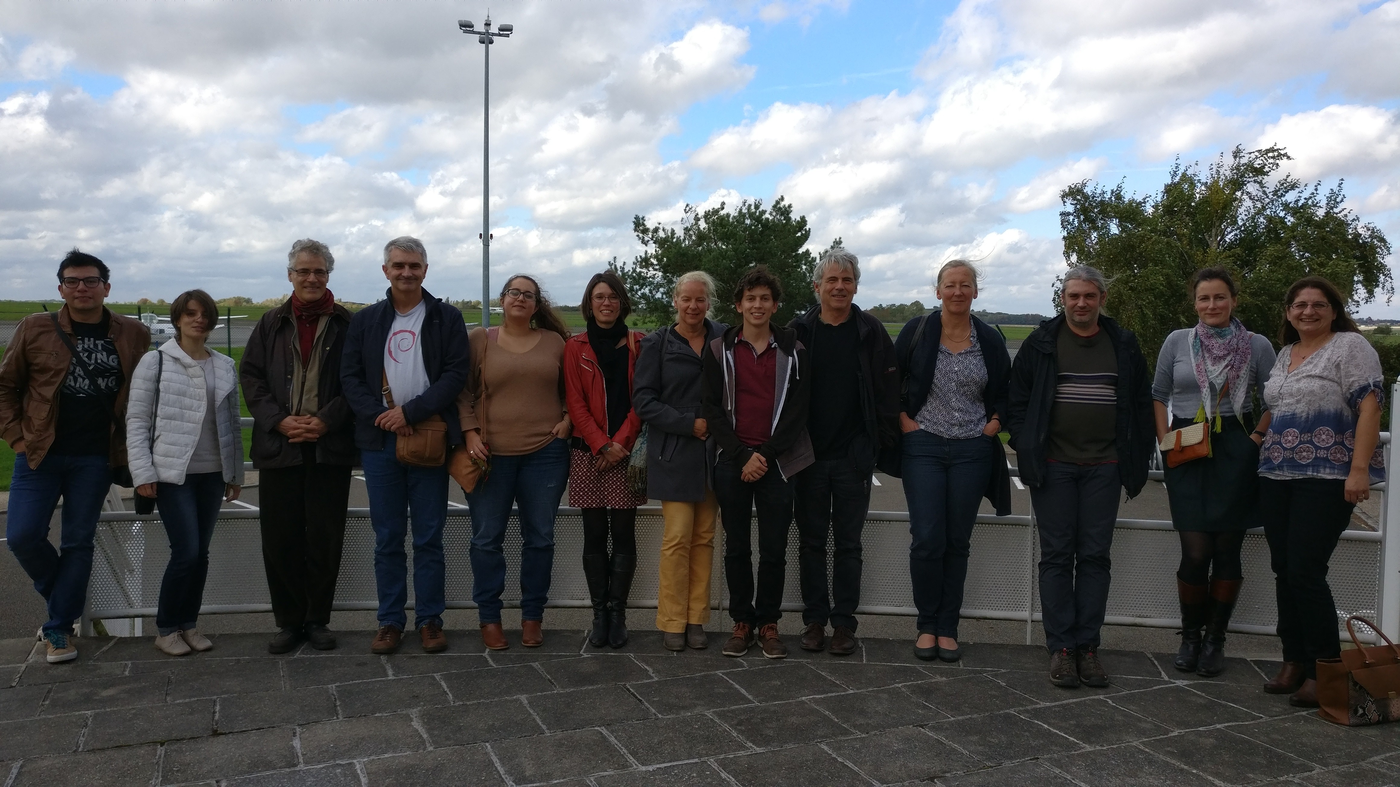 Left to right : Aaron Millan-Oropeza, Lydie Correia, Filippo Rusconi, Olivier Langella, Ariane Bassignani, Mélisande Blein-Nicolas, Anne Aubert-Frambourg, Eloi Haudebourg, Michel Zivy, Véronique Monnet, Thierry Balliau, Marlène Davanture, Celine Henry